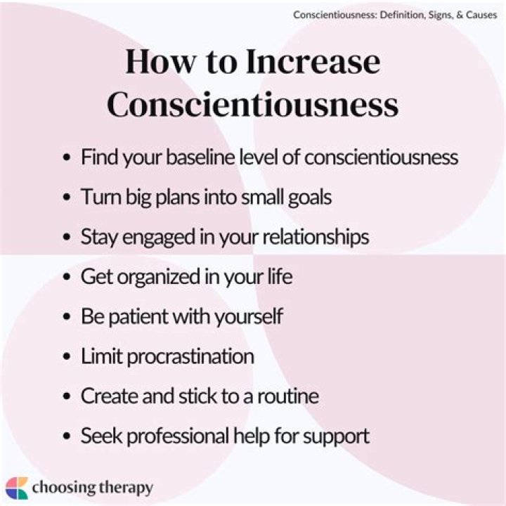 What causes high conscientiousness?