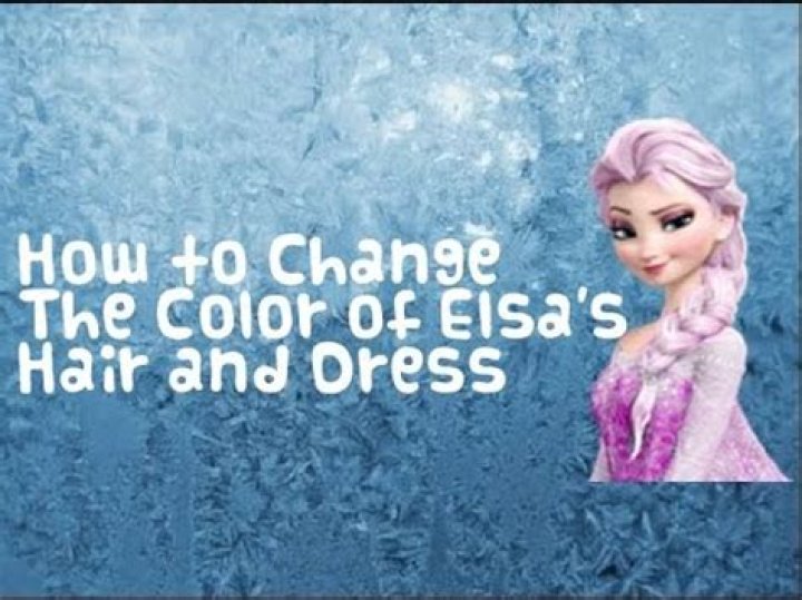 What color is Elsa's hair?