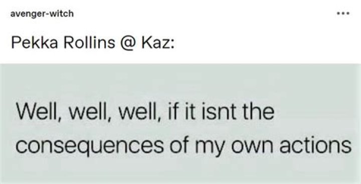 What did Pekka Rollins do to Kaz?