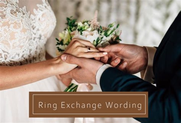 What do you say after ring exchange?