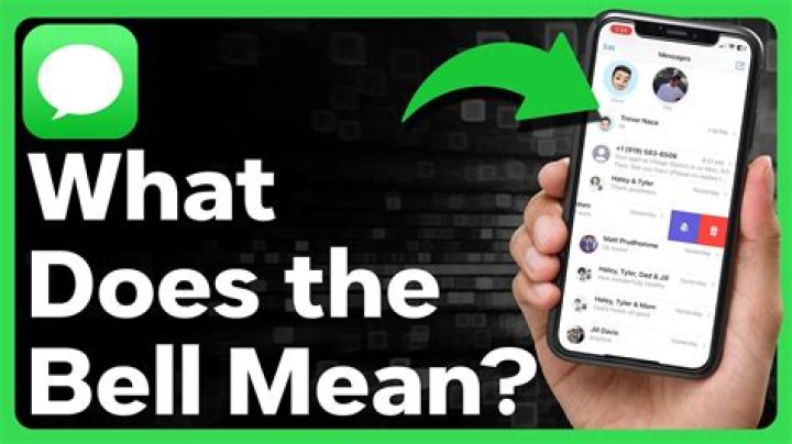 What does a black bell with a line thru it mean?