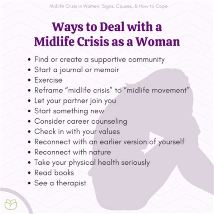 What does a midlife crisis look like for a woman?