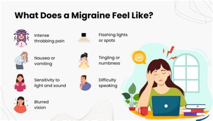 What does an aura migraine feel like?