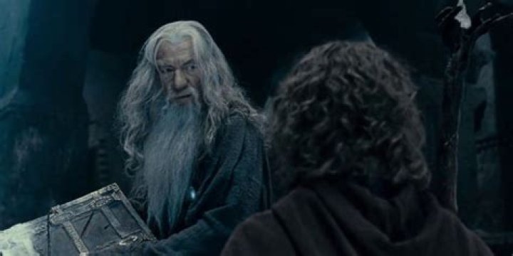What does Gandalf say to Pippin in the mines?