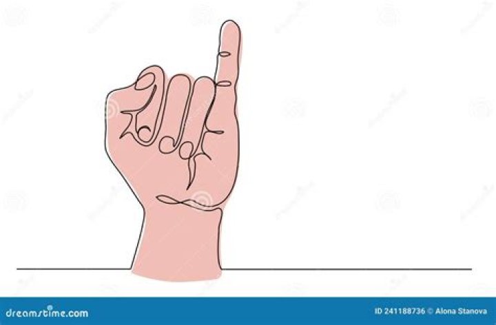 What does pinky out mean?