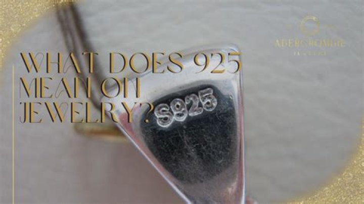 What does RL 925 mean on jewelry?
