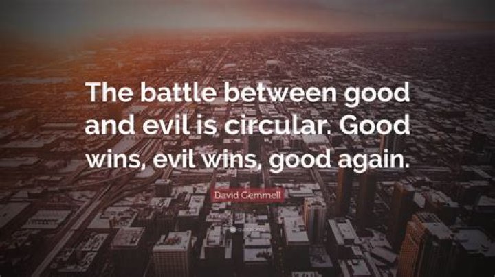 What does the Bible say about the battle between good and evil?
