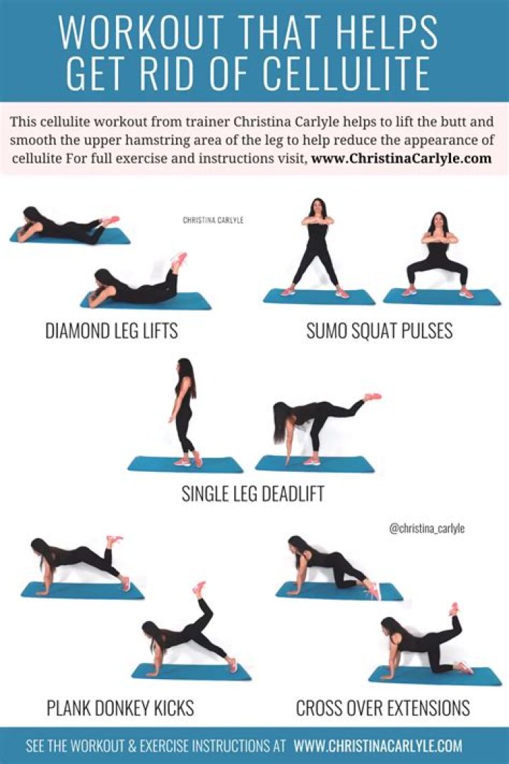 What exercises get rid of cellulite on your butt?