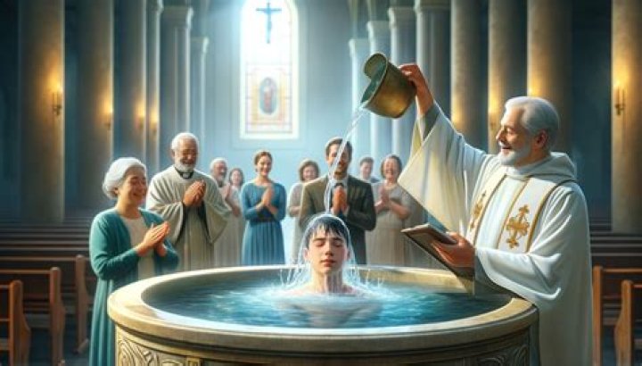 What happens after water baptism?