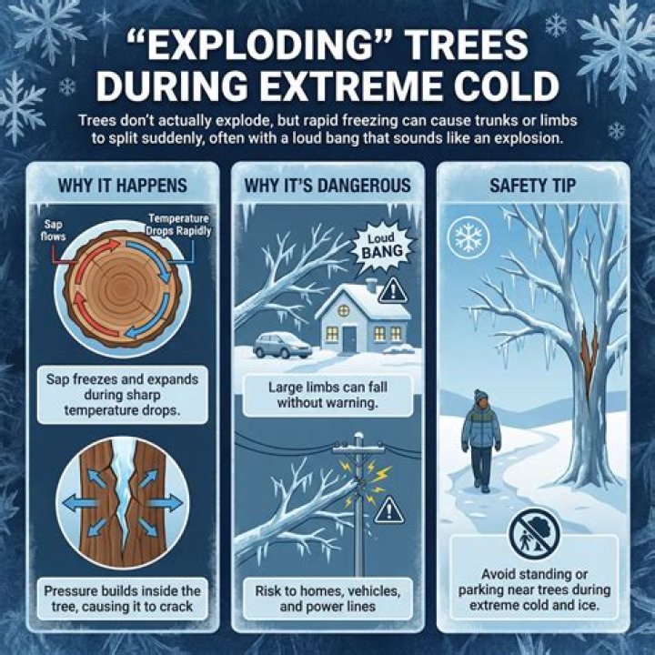 What happens to tree sap in winter?