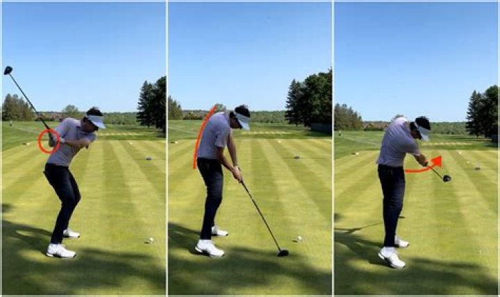 What happens when you don't finish your backswing?