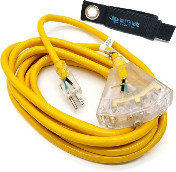 What is a 12 gauge extension cord used for?