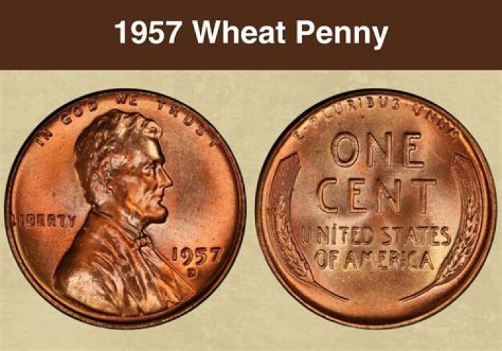 What is a 1957 wheat penny worth?