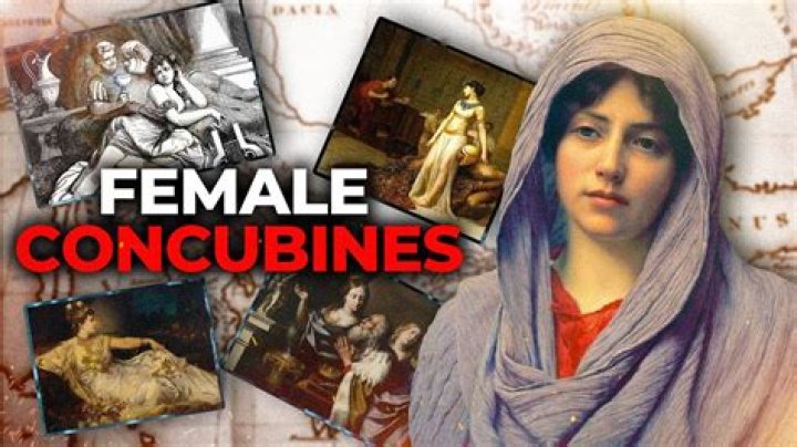 What is a female concubine called?