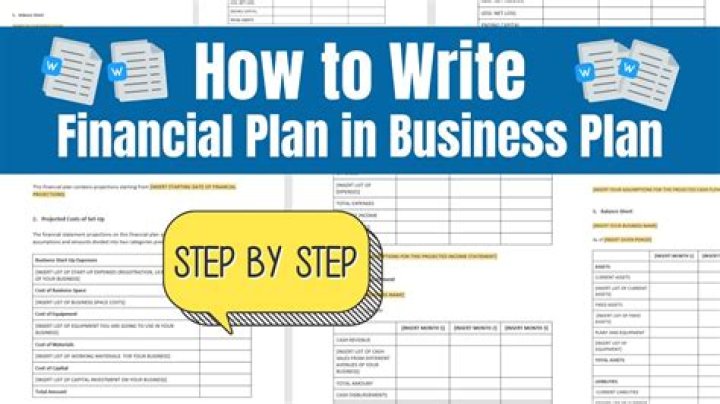 What is financial plan in business plan?