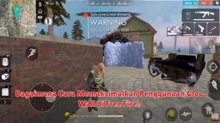 What is HP of gloo wall in Free Fire?