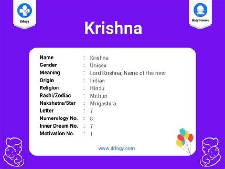 What is Krishna full name?