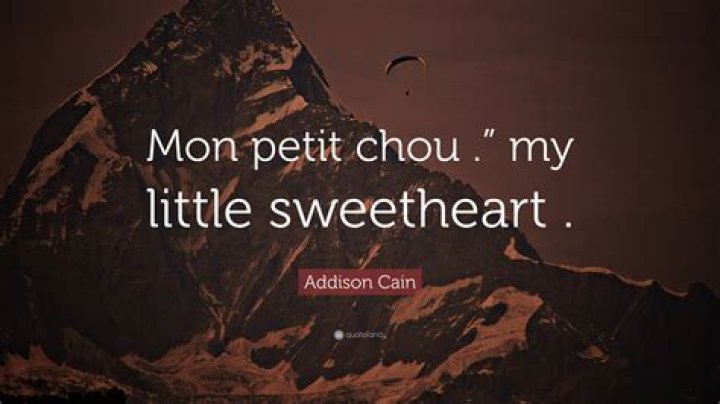 What is mon petit chou?