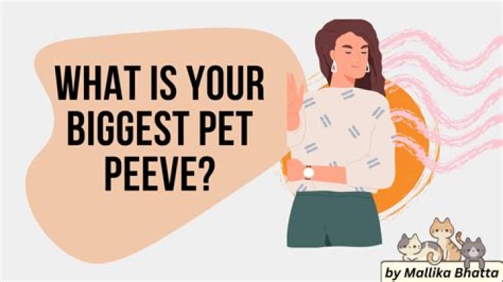 What is Monica Geller biggest pet peeve?