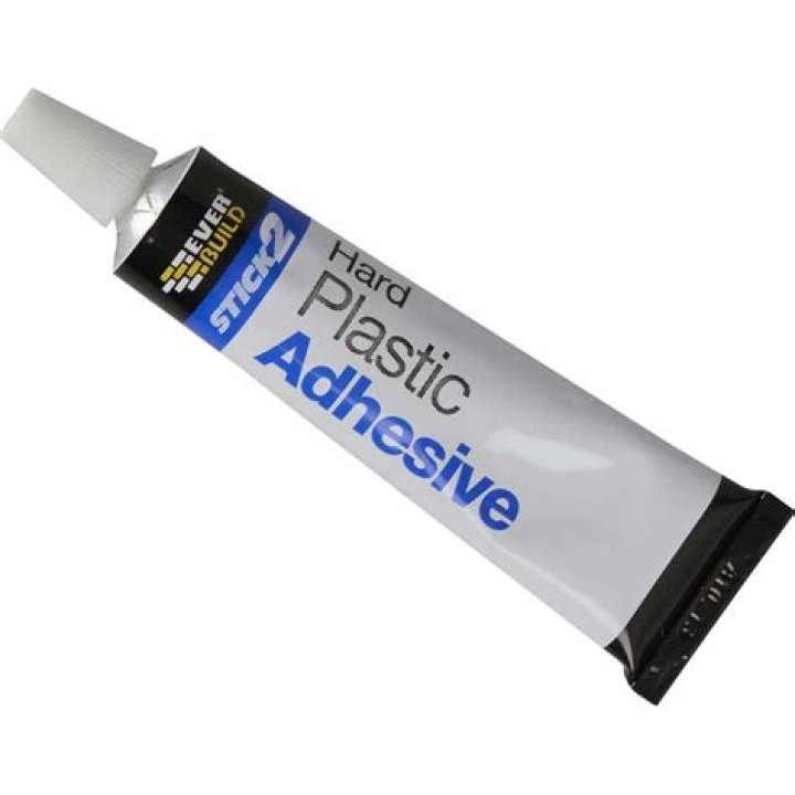 What is the best adhesive for hard plastic?