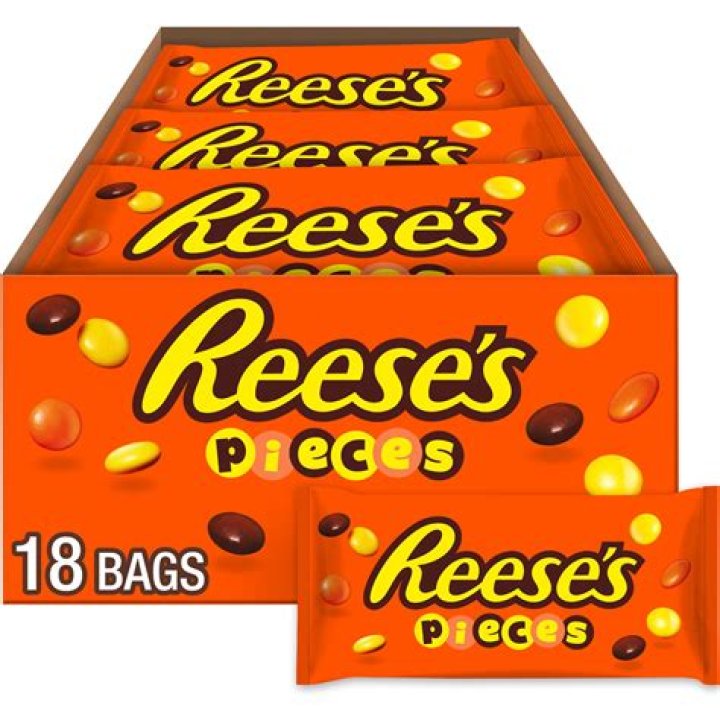 What is the candy coating on Reese's Pieces?