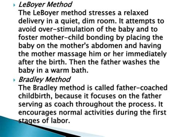 What is the leboyer method?