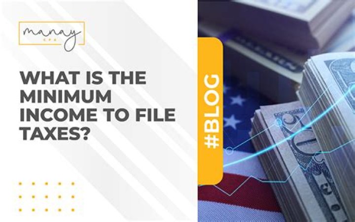 What is the minimum income to file ITR?