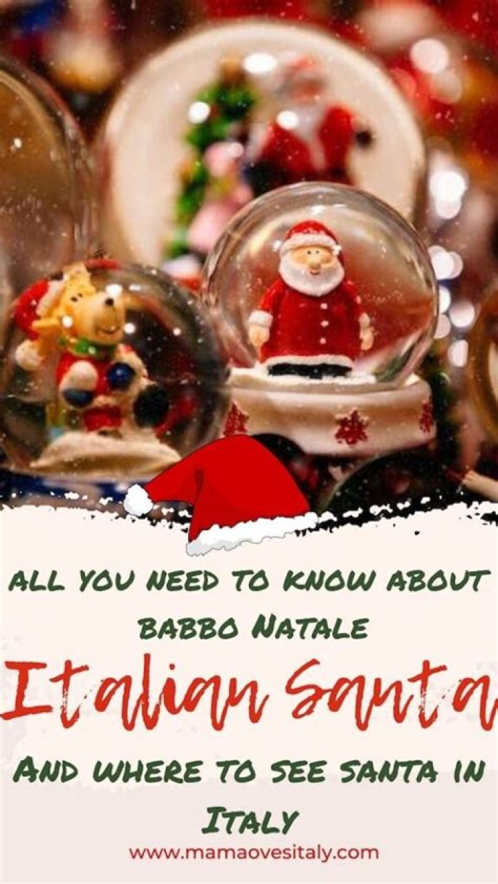 What is the name of Santa in Italy?
