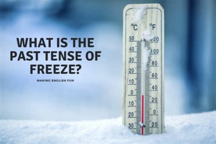 What is the past tense of freeze?