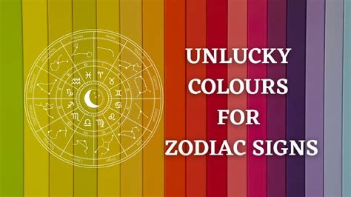 What is the unlucky color for Libra?