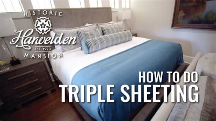 What is triple sheeting?