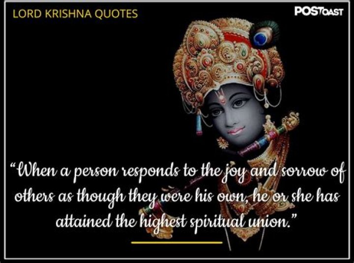 What Lord Krishna says?