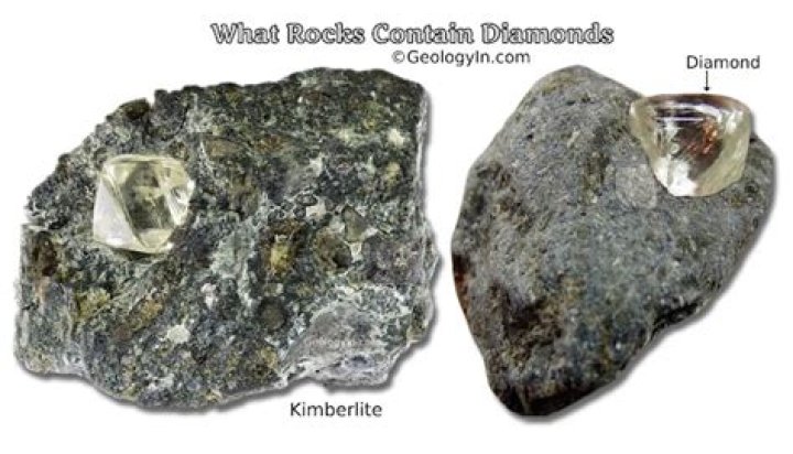 What rocks contain diamonds?