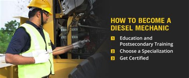 What school subjects are needed to become a diesel mechanic?