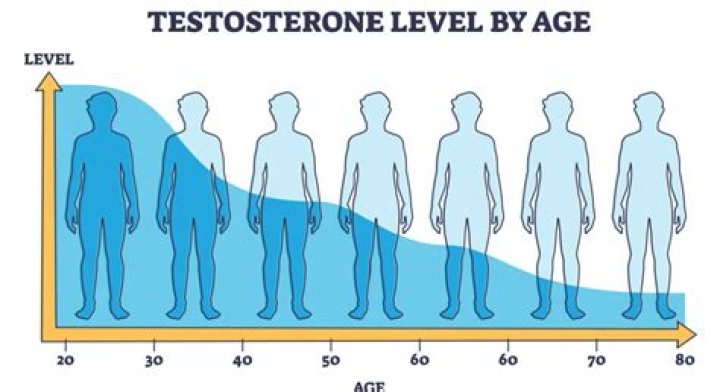 What should a 40 year old man testosterone level be?