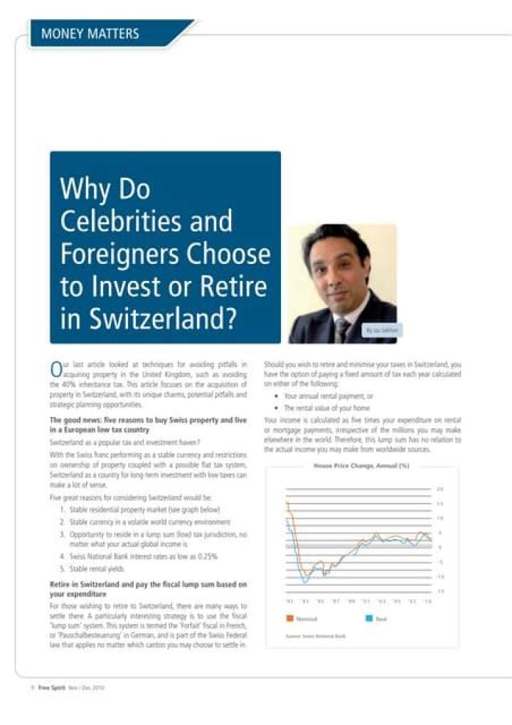 What should I invest in Switzerland?