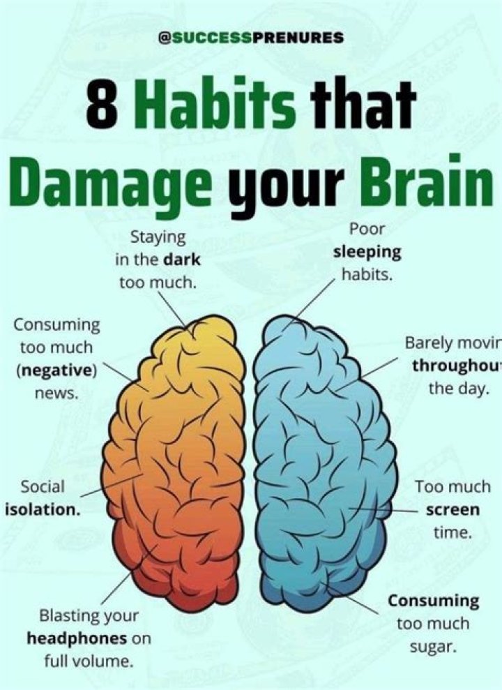 What things can damage your brain?