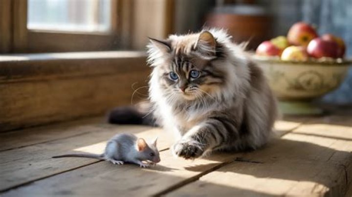 What to do when a cat brings you a mouse?