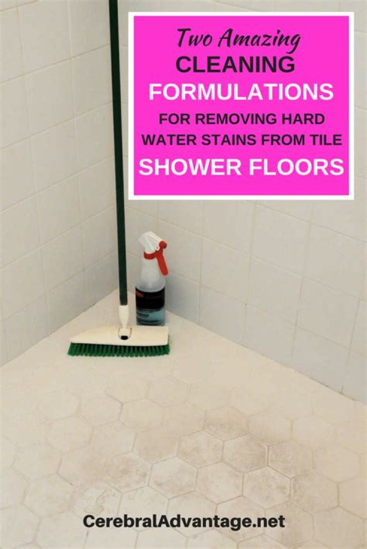 What to use to clean porous tile in the shower?