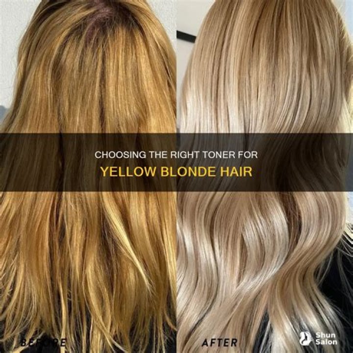 What toner should I use for yellow hair?