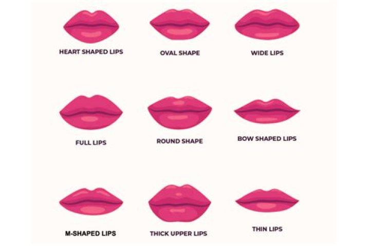 What type of lips are attractive?