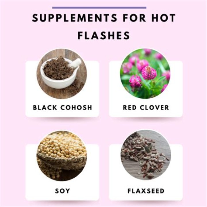 What vitamin helps with hot flashes?