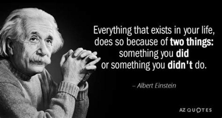 What was Einstein's best quote?