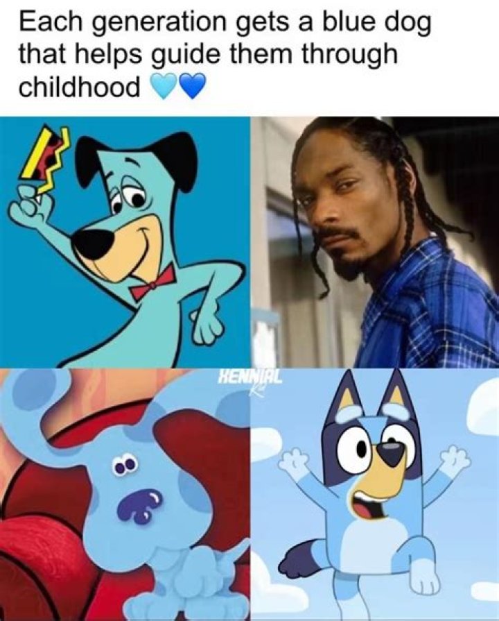 What would you name a blue dog?