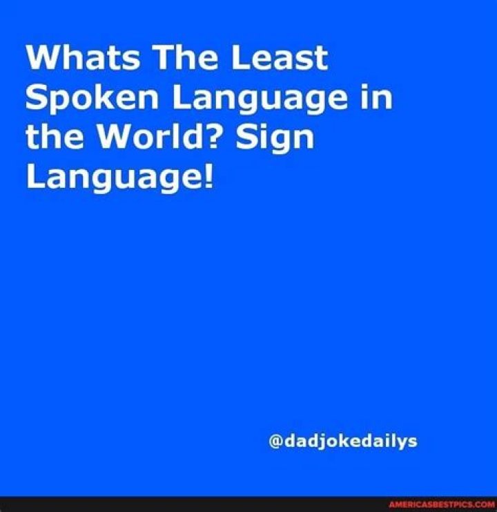 What's the least spoken language in the world?