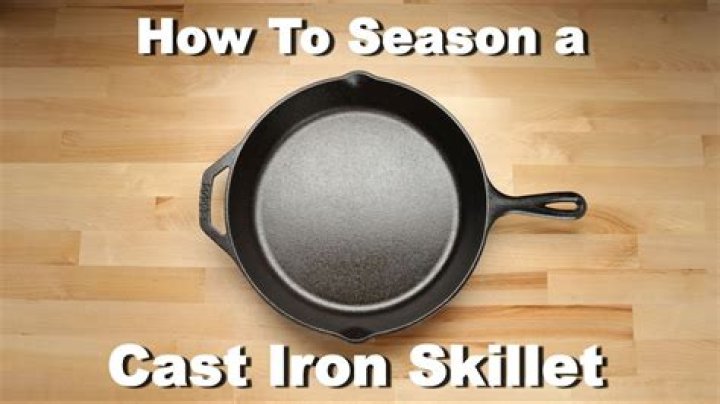 When should I Reseason cast iron?