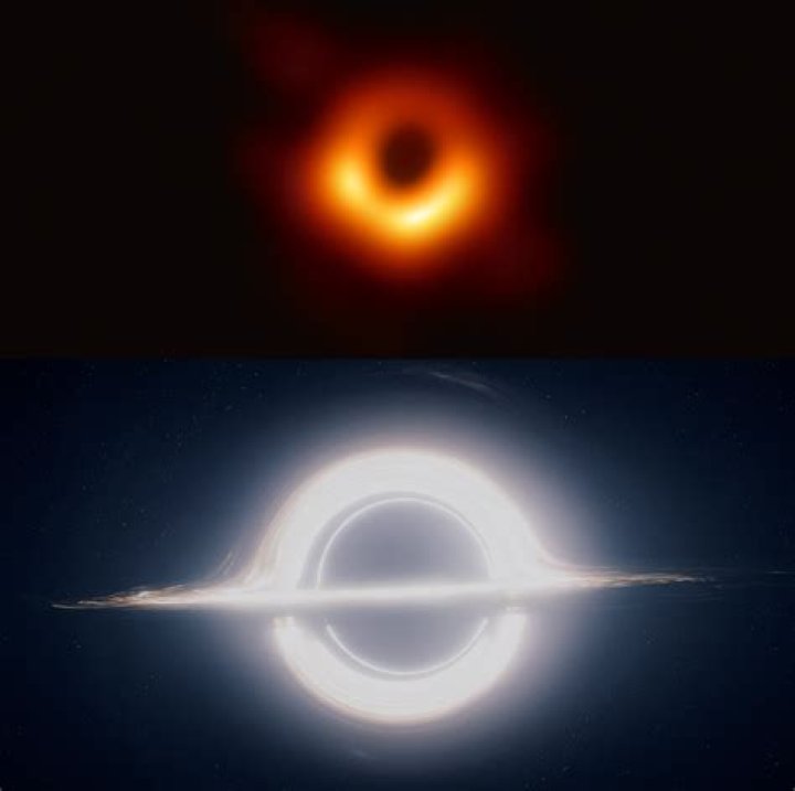 When was the first black hole picture?
