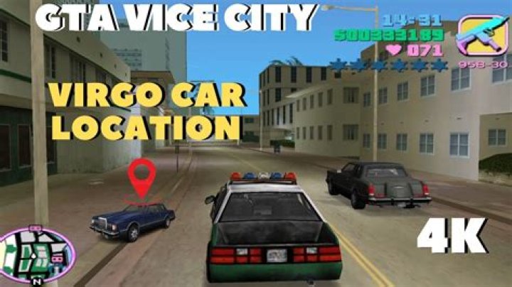 Where can I find a Virgo car in GTA Vice City?