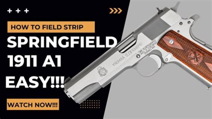 Where is the Springfield 1911 manufactured?