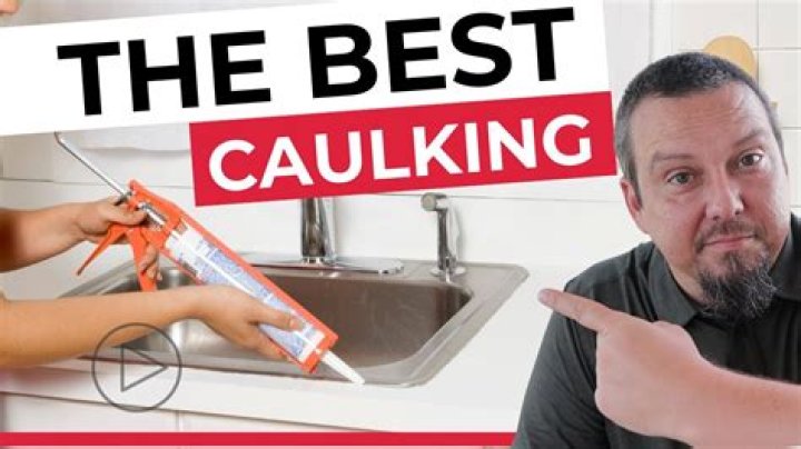 Where should caulking be in a house?